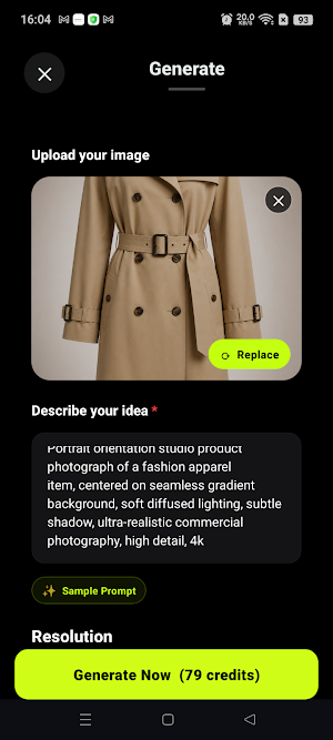 AI Product Photo Generator Screenshot 2