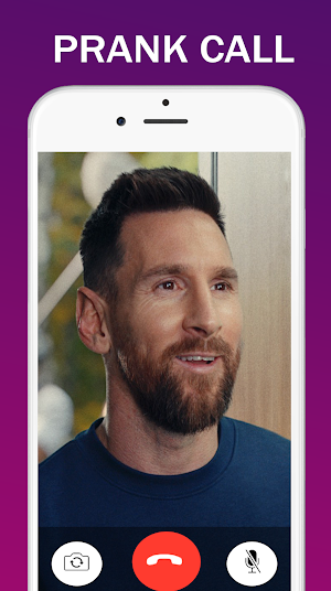 Messi Fake Video Call Screenshot 2