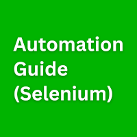 Automation Guide Selenium