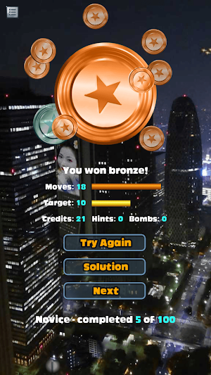 Sticky Blocks Sliding Puzzle Screenshot 1