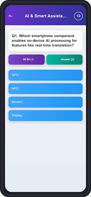 Smartphone Features Trivia Screenshot 3
