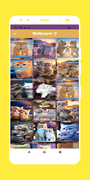Cute Cat Wallpaper HD Screenshot 2