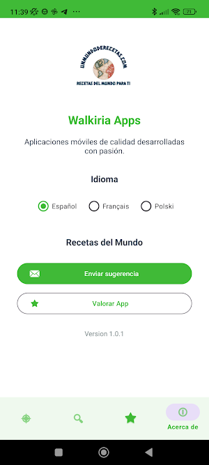 Recetas del Mundo Cocina Fácil Screenshot 0