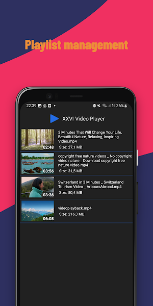 XXVI Video Player - All Format Screenshot 2