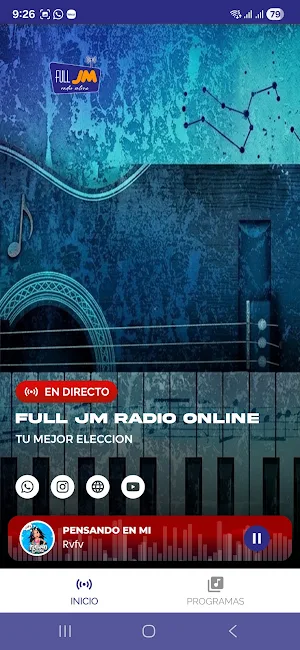 Full JM Radio Screenshot 1