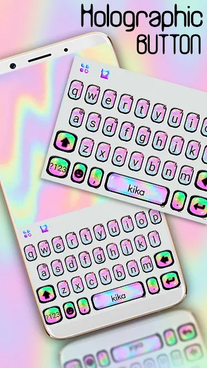 Colorful Holographic Keyboard  Screenshot 0