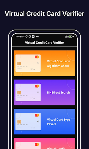 Virtual Credit Card Verifier Screenshot 0