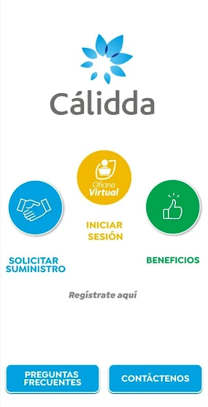 Cálidda - Oficina Virtual Screenshot 0