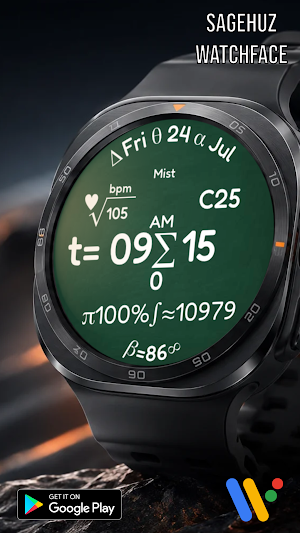 Math – Formula Watch Face Screenshot 3