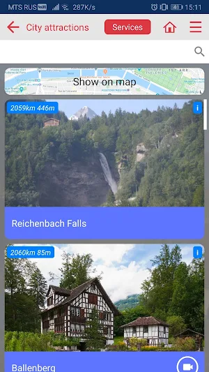 Interlaken map offline guide tourist navigation Screenshot 3