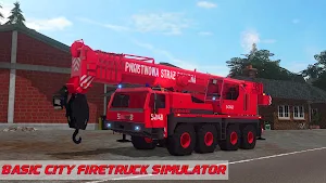 Basic City FireTruck Simulator Screenshot 1