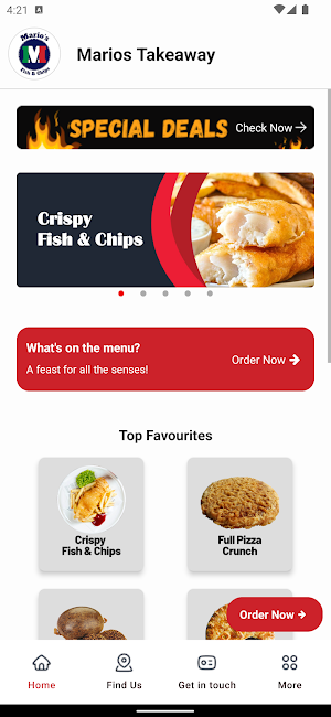Marios Takeaway Falkirk Screenshot 0