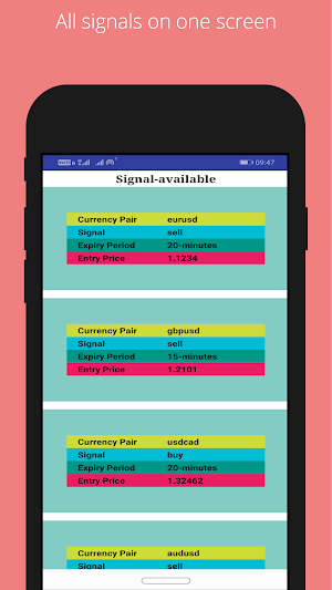 Binary Live Signals Pro Screenshot 1