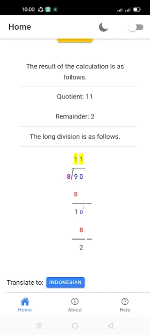 Long Division with Steps Screenshot 3