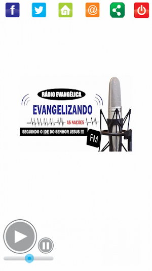 Rádio Evangelizando Nações Fm Screenshot 2