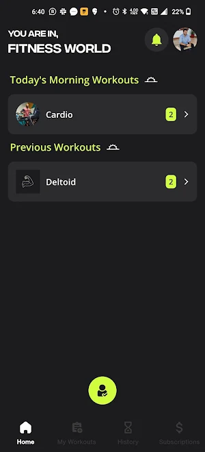stamm.fit Screenshot 1