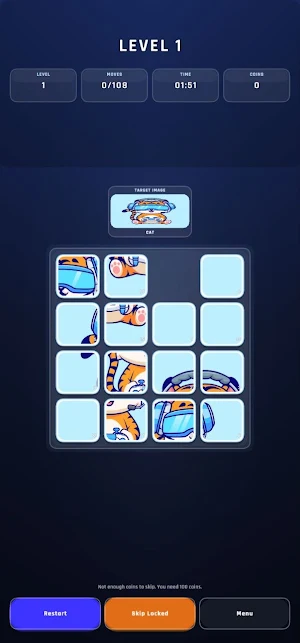 Sliding Puzzle Screenshot 2