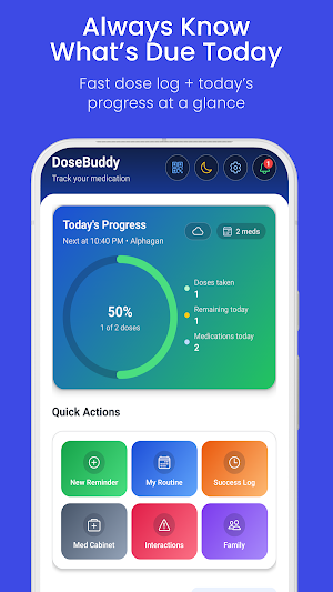 DoseBuddy: Medication Reminder Screenshot 0