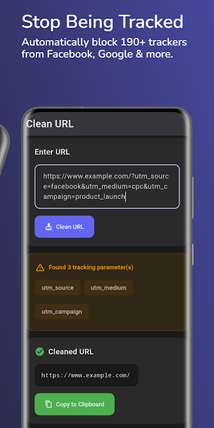 NallaLink: URL Cleaner Screenshot 1
