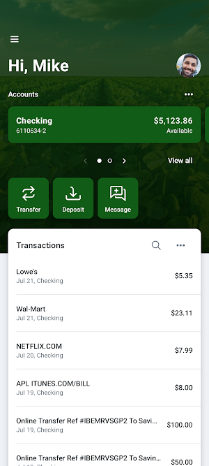 CNB Quitman Mobile Banking Screenshot 1