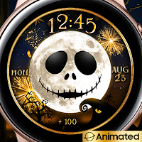 Spooky Gold Moon_Watchface
