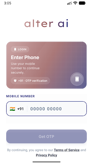 Alter AI — Agentic Superapp Screenshot 1