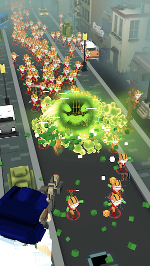 Pixel City War: Fly Shooter Screenshot 1