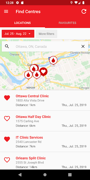 GiveBlood Screenshot 2