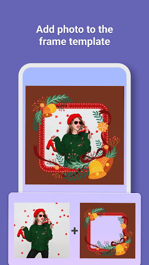 Christmas Photo Frame Edit Screenshot 3