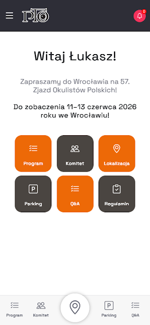 57. Zjazd Okulistów Polskich Screenshot 1