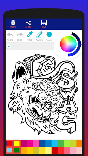 Adult Street Art Coloring Book Screenshot 1