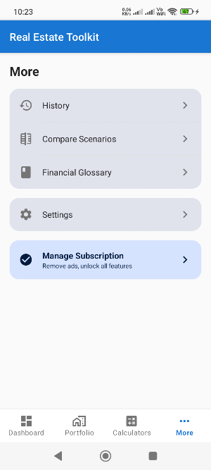 Real Estate Toolkit Screenshot 3