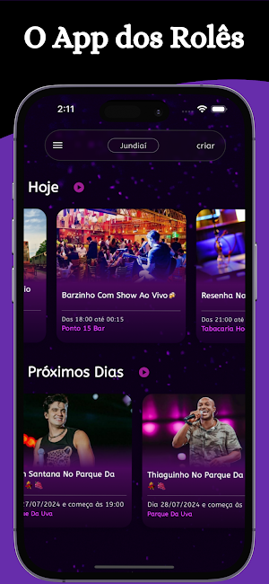 Bora Eventos Screenshot 0