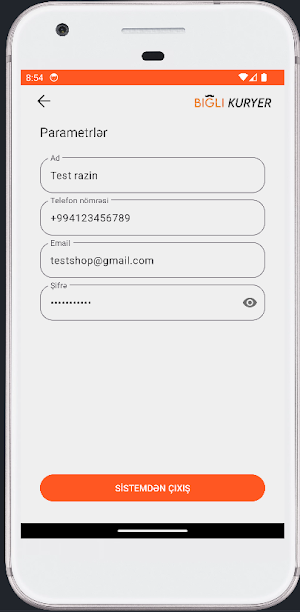 Bığlı Kuryer - Mağazalar üçün Screenshot 1