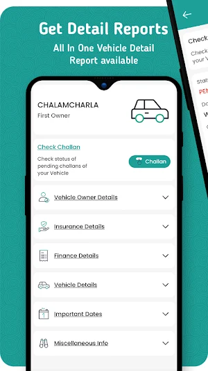 RTO Vehicle Information App Screenshot 3