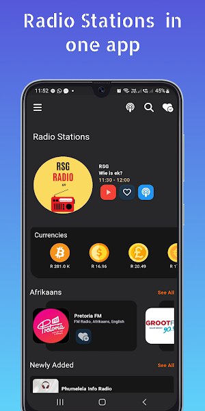 RSG - Afrikaans Radios PRO Screenshot 0