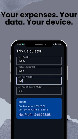 Fuel & Expense Calculator Screenshot 2