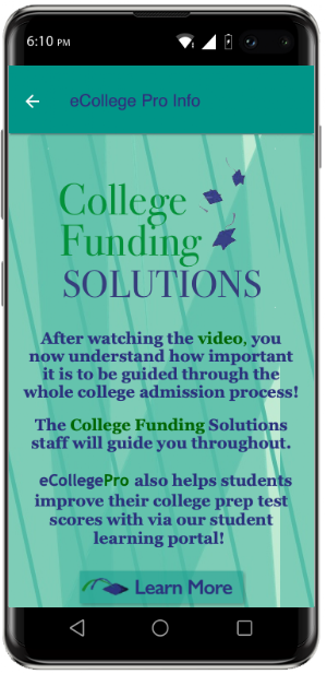 College Advisor Screenshot 1