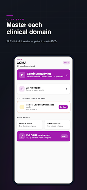 NHA CCMA Exam Prep 2026 Screenshot 1