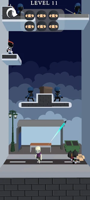 Teleport Ninja Master 3D Screenshot 0