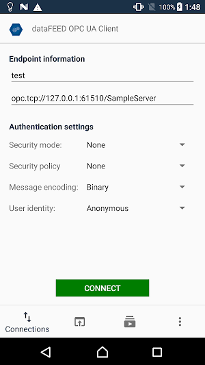 Softing OPC UA Client Screenshot 2