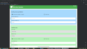 Green Roof Calculator Screenshot 1