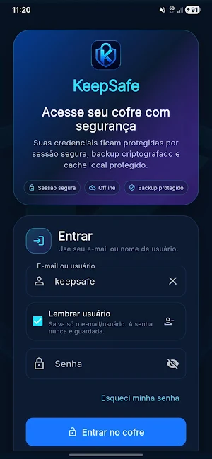 KeepSafe: Password Manager Screenshot 0