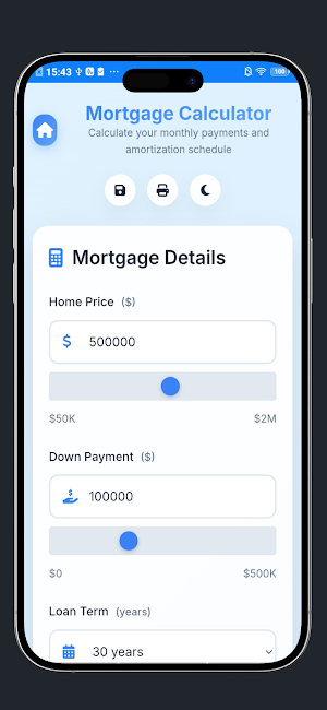Mortgage Calculator Screenshot 1