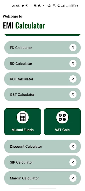 Loan EMI Calculator Screenshot 0