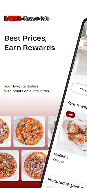 Dantes Pizza & Cafe Screenshot 0