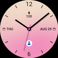 Soft Blush Pink Watch Face