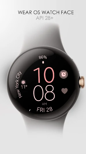 Battery 3 rose gold watch face Screenshot 0