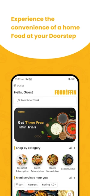 Foodiffin: Food delivery Screenshot 1