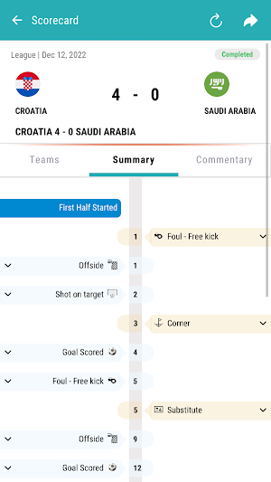 SportsTab Screenshot 2